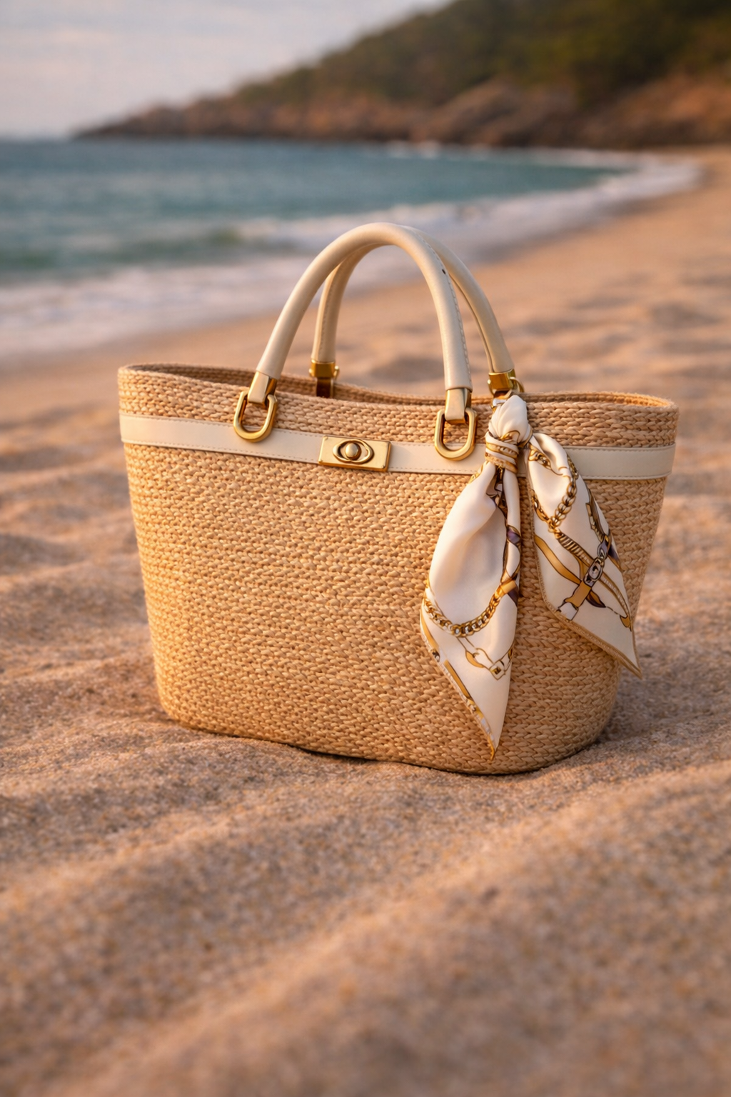 Bolsa Tote Areia